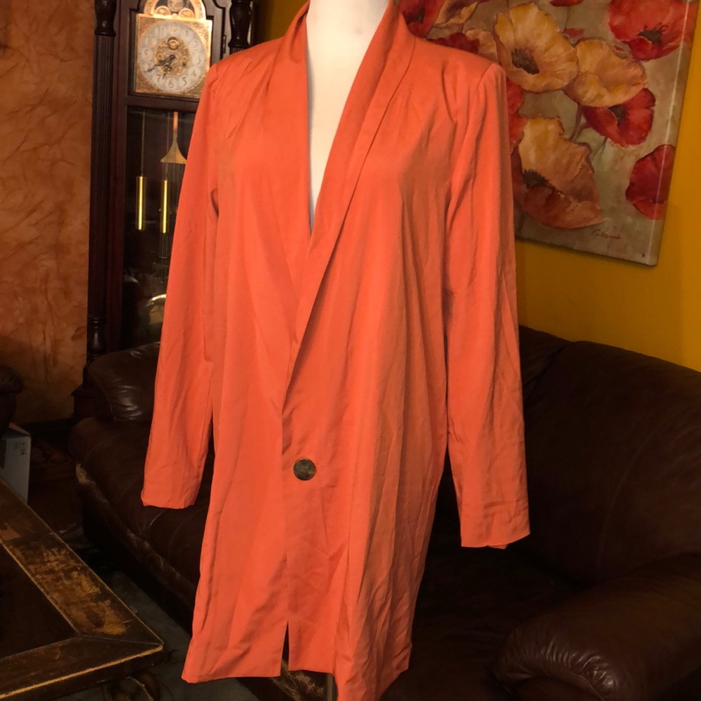 Size 12 jacket coral
